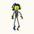 Petsports Braided Rope Rasta Man with Tennis Ball Dog Toy